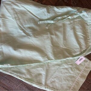 GAP Green Striped Pajama Pants